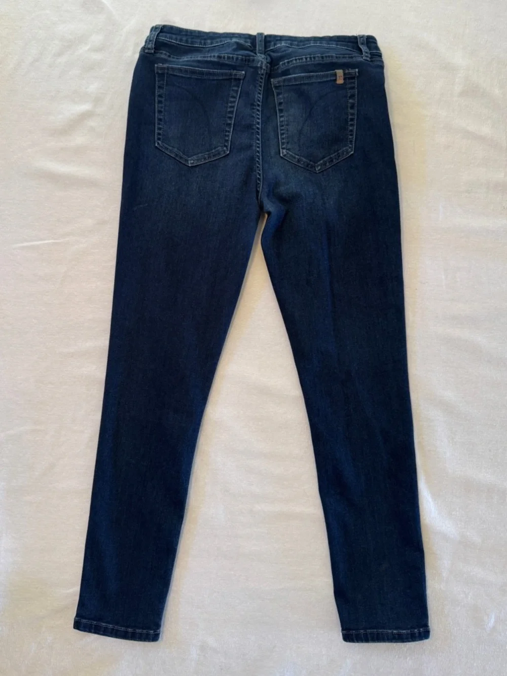 Joe’s Jeans Womens 31 Blue Skinny Jeans Mid Rise Stretch Classic Denim